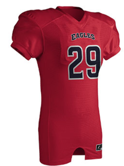 RED DOG COLLEGIATE FIT FOOTBALL JERSEY Champro